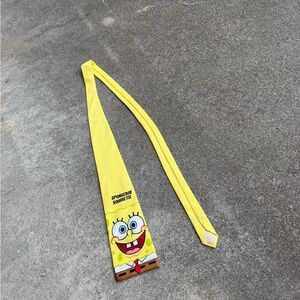 Vintage NICKELODEON SPONGEBOB SQUAREPANTS SquareTie Neck Tie 2002 Viacom